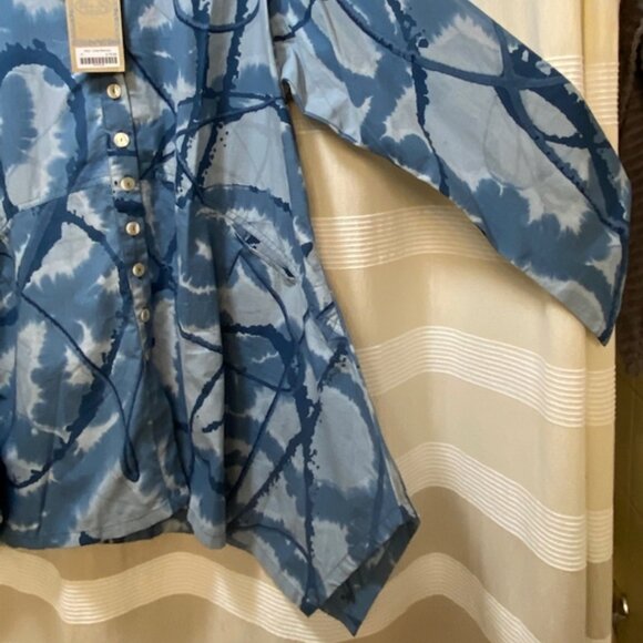 Blue Sky Clothing Now Blouse 1x - Picture 3 of 4